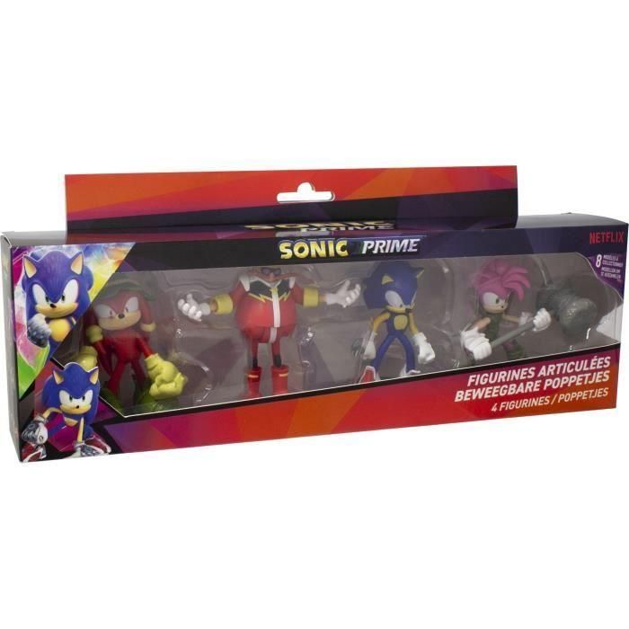 SONIC LAN3181860665404 4 Figuras Articuladas de 7,5 cm Surtido 2 SONIC LAN3181860665404 4 Figuras Articuladas de 7,5 cm Surtido 2