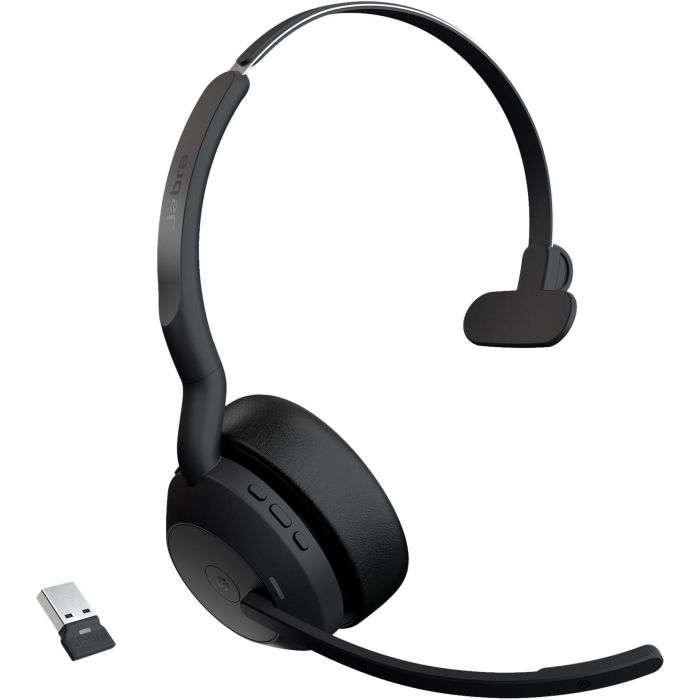 Jabra Evolve2 55 Link380a MS Mono Auriculares Inalámbricos Diadema Mono para Oficina y Llamadas Optimizados Microsoft Teams ANC Negro 1 Jabra Evolve2 55 Link380a MS Mono Auriculares Inalámbricos Diadema Mono para Oficina y Llamadas Optimizados Microsoft Teams ANC Negro 1
