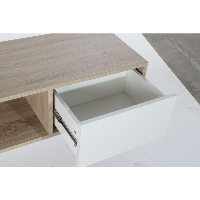 DKD Home Decor Mueble Tv Urban Blanco Natural 160 x 40 x 50 cm 4 DKD Home Decor Mueble Tv Urban Blanco Natural 160 x 40 x 50 cm 4