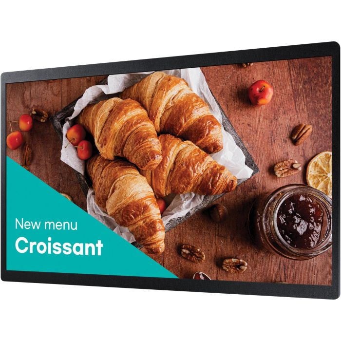 Samsung QB24C Pantalla Digital Signage 23.8" 1920x1080 FHD 16:9 14ms 16/7 USB HDMI Ethernet Tizen Negro 1