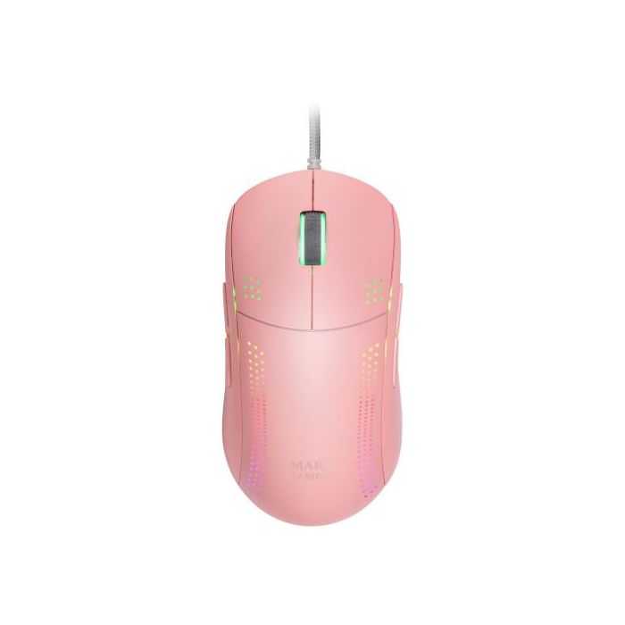 Mars Gaming MMPROP Ratón Óptico USB Tipo A, Diestro, 32000 DPI, Color Rosa 1