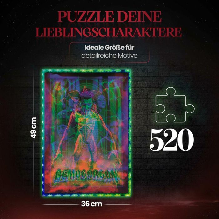 Clementoni CLE8005125356119 Colección Morphing Stranger Things Marco de luz V3 8