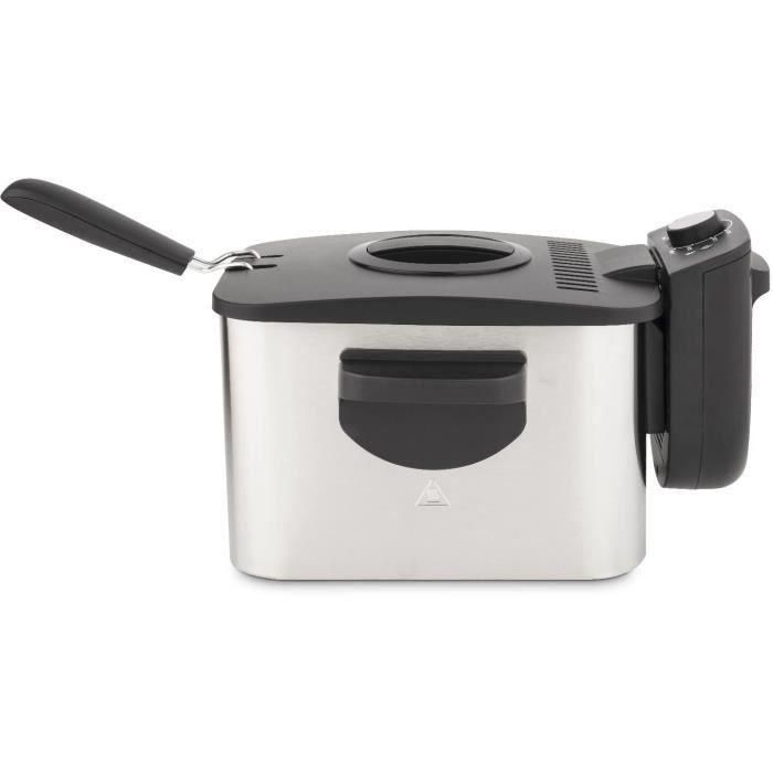 HKoeNIG DFX500 - Freidora eléctrica 3L - 2200W - Temperatura regulable - Cuerpo de acero inoxidable - Cesta extraíble 2 HKoeNIG DFX500 - Freidora eléctrica 3L - 2200W - Temperatura regulable - Cuerpo de acero inoxidable - Cesta extraíble 2