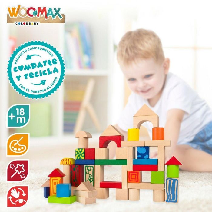 Juego de Construcción Woomax 50 Piezas (6 Unidades) 4 Juego de Construcción Woomax 50 Piezas (6 Unidades) 4