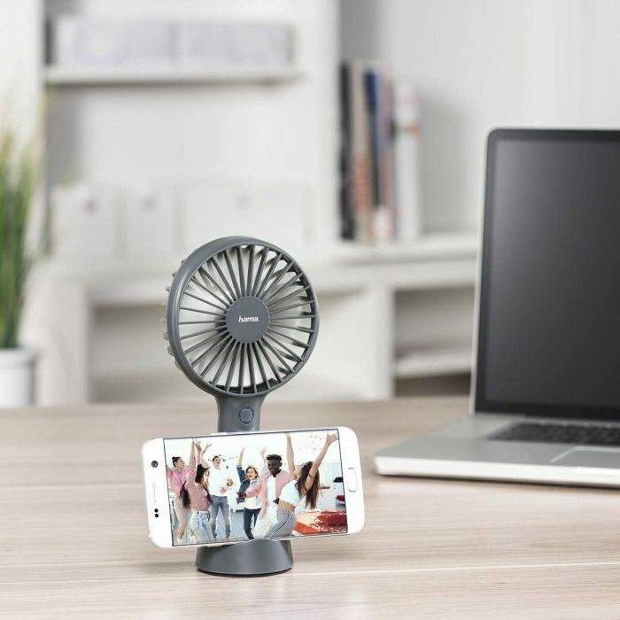Ventilador de Sobremesa Hama 00012365 Gris 3 Ventilador de Sobremesa Hama 00012365 Gris 3