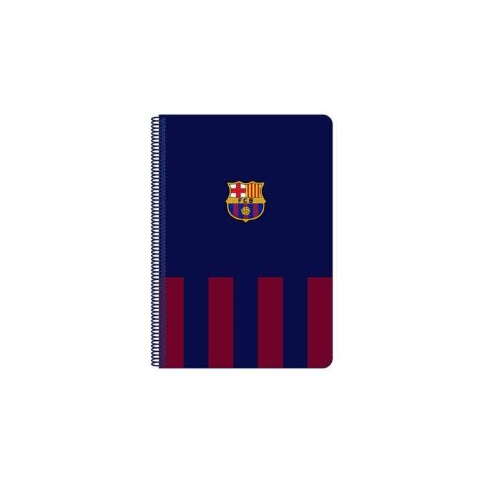 Cuaderno Espiral Safta Folio 80 Hojas 60 gr Cuadro 4 mm Tapa Extradura F.C. Barcelona Cuaderno Espiral Safta Folio 80 Hojas 60 gr Cuadro 4 mm Tapa Extradura F.C. Barcelona