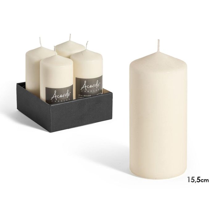 Acorde Vela Taco Crema 15.5 cm Cera 7x7x14.7 cm (Set de 12) 0 Acorde Vela Taco Crema 15.5 cm Cera 7x7x14.7 cm (Set de 12) 0