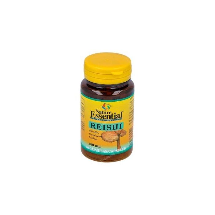 NATURE ESSENTIAL Reishi Micelio 400mg 50 Cápsulas Suplemento Alimenticio