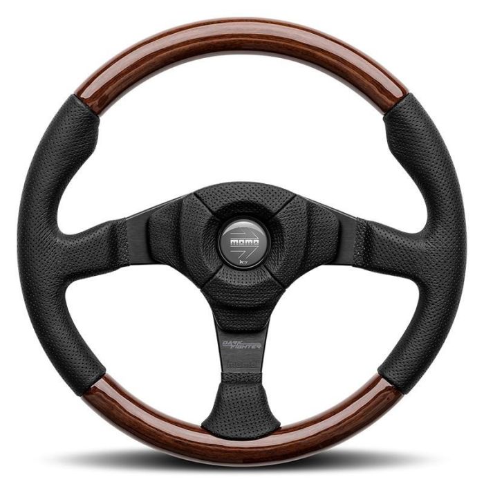 Momo MOMVDFIGHTER35WR Volante Dark Fighter 350mm Universal Madera Caoba y Piel Perforada Negra Hecho en Italia Momo MOMVDFIGHTER35WR Volante Dark Fighter 350mm Universal Madera Caoba y Piel Perforada Negra Hecho en Italia