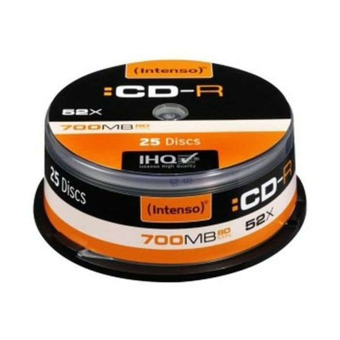 Intenso CD-R 700MB 80min 52x 25 unidades Modelo 1001124