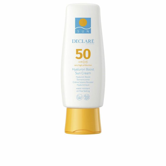 Declaré Protector Solar Facial Hyaluron Boost SPF 50+ Pieles Sensibles Anti-Edad Resistente al Agua Vegano 100 ml