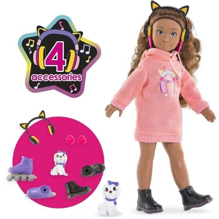 Muñeca de moda - COROLLE - Melody Music & Mode - 28 cm - 4 accesorios - a partir de 4 años 1 Muñeca de moda - COROLLE - Melody Music & Mode - 28 cm - 4 accesorios - a partir de 4 años 1
