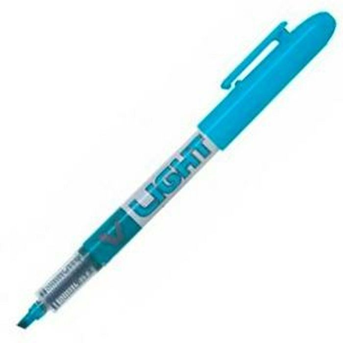 Marcador Fluorescente Pilot V Light Azul (12 Unidades) 1 Marcador Fluorescente Pilot V Light Azul (12 Unidades) 1