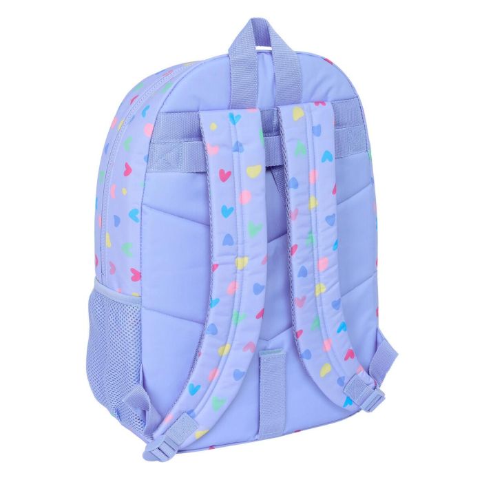 Mochila Escolar Benetton Lila Lila 30 x 46 x 14 cm 2