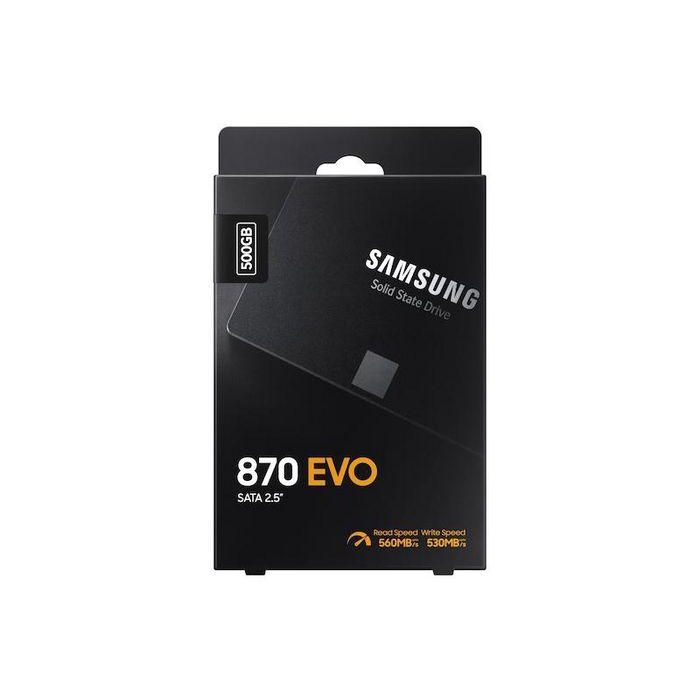 Samsung 870 EVO SSD Interno de Alto Rendimiento 500 GB 2.5" SATA III V-NAND, Lectura 560 MB/s, Escritura 530 MB/s, para PC/Portátil 5 Samsung 870 EVO SSD Interno de Alto Rendimiento 500 GB 2.5" SATA III V-NAND, Lectura 560 MB/s, Escritura 530 MB/s, para PC/Portátil 5