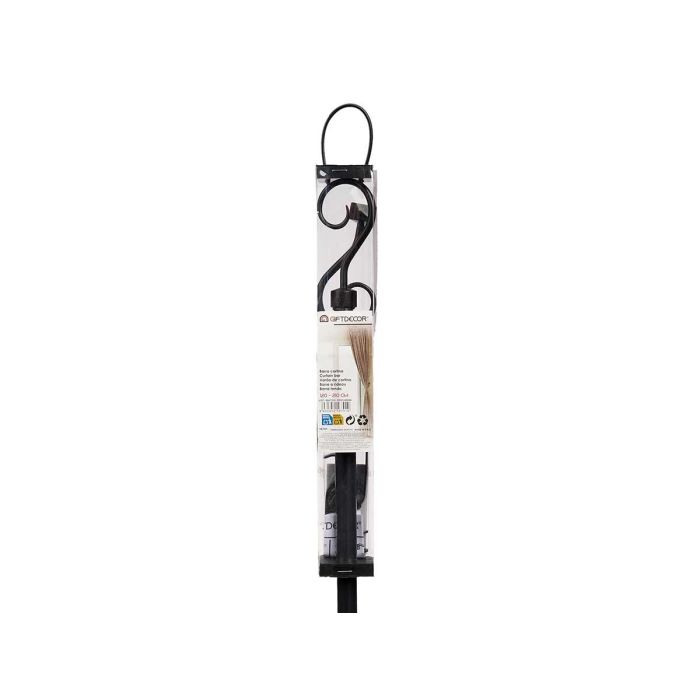 Barra Cortina Negra 120 210 Cm Surtidos P Giftdecor (8 Unidades) 2 Barra Cortina Negra 120 210 Cm Surtidos P Giftdecor (8 Unidades) 2