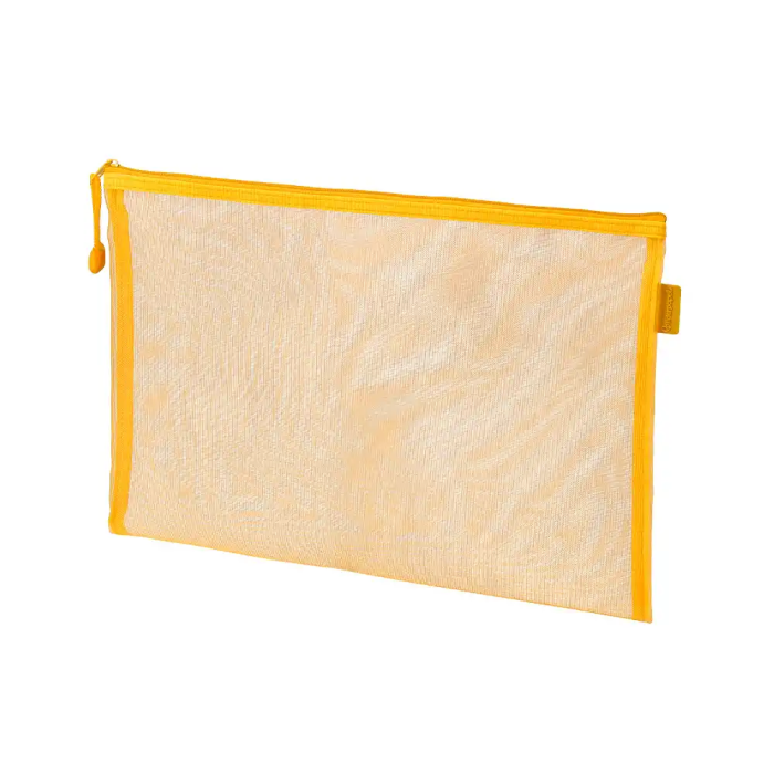 Liderpapel Bolsa Zipper Bag Multiusos Poliéster Transpirable DIN A5 Amarillo 2 Liderpapel Bolsa Zipper Bag Multiusos Poliéster Transpirable DIN A5 Amarillo 2