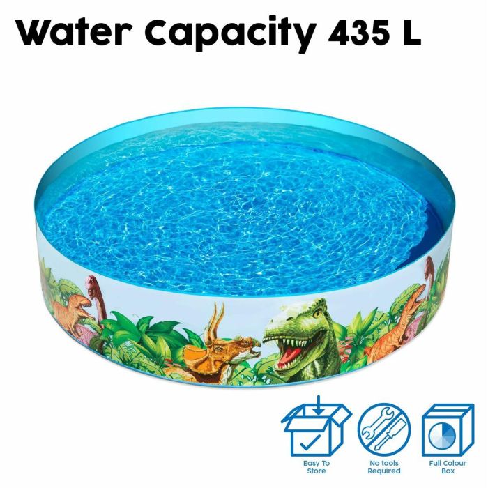 Bestway Piscina Rigida Infantil PVC Dinosaurios 183x38 cm +2 Años Jardin 55022 6 Bestway Piscina Rigida Infantil PVC Dinosaurios 183x38 cm +2 Años Jardin 55022 6