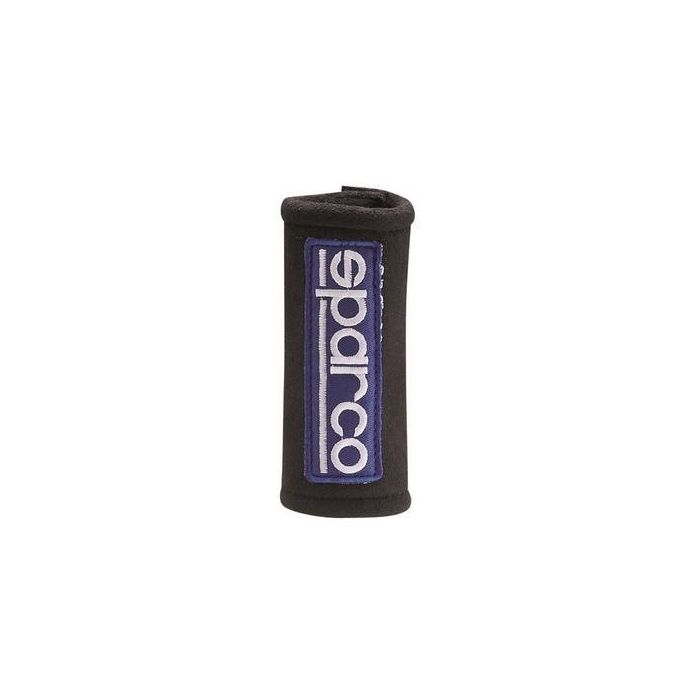 Sparco SP01099NR Mini Almohadillas para Volante y Freno de Mano, Neopreno de Máxima Adherencia, Color Negro, Universal