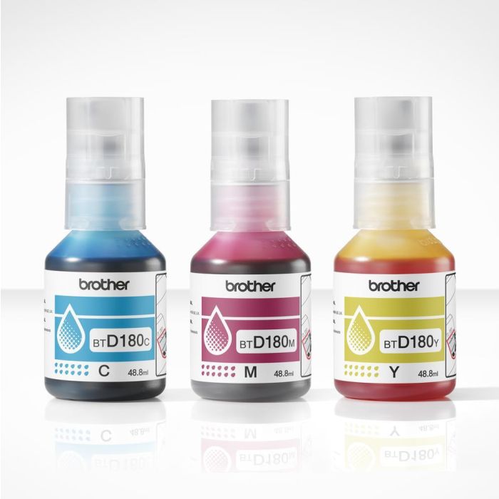Multipack Botella Tinta Brother Btd180 cLval Rgb 2 Multipack Botella Tinta Brother Btd180 cLval Rgb 2