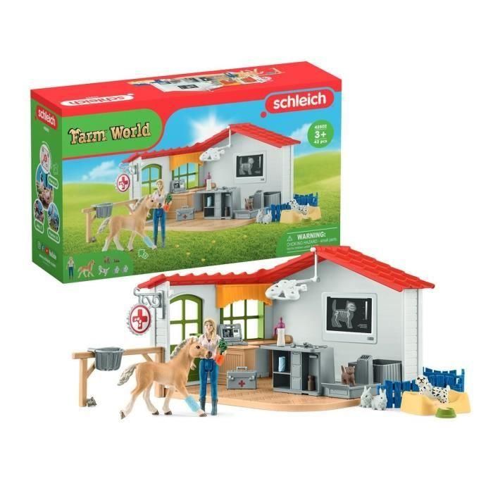 Schleich 42502 SCH342502 Gabinete veterinario con animales 0 Schleich 42502 SCH342502 Gabinete veterinario con animales 0