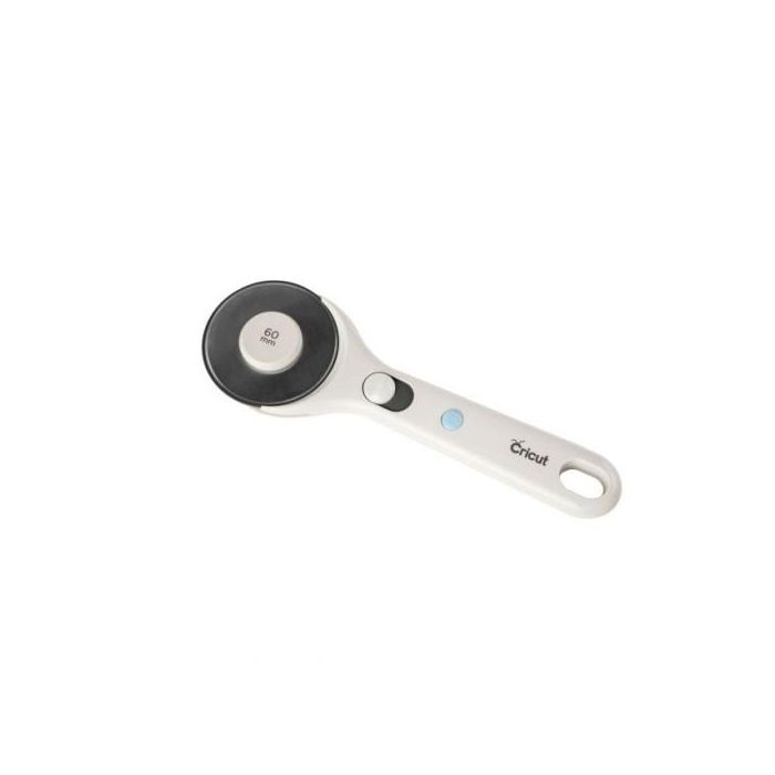 Cricut 2004670 Cortador Giratorio - Acero Inoxidable, Mando Blanco, Disco 6 cm 2 Cricut 2004670 Cortador Giratorio - Acero Inoxidable, Mando Blanco, Disco 6 cm 2