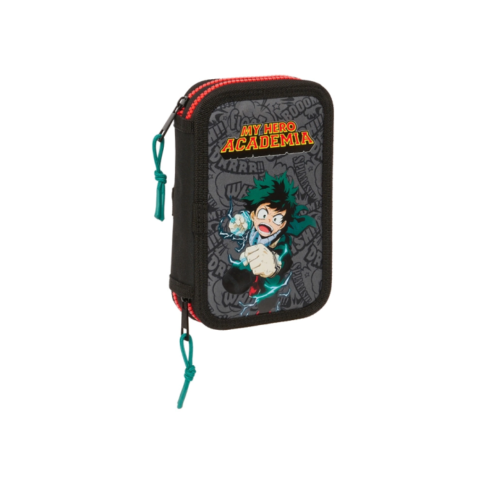Estuche Escolar My Hero Academia Negro 12.5 x 19.5 x 4 cm 28 piezas 0 Estuche Escolar My Hero Academia Negro 12.5 x 19.5 x 4 cm 28 piezas 0