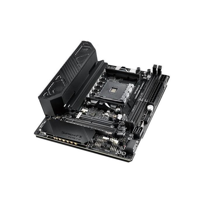 ASUS ROG Crosshair VIII Impact X570 ITX Placa Base AM4 Mini DTX DDR4 para AMD Ryzen 4 ASUS ROG Crosshair VIII Impact X570 ITX Placa Base AM4 Mini DTX DDR4 para AMD Ryzen 4