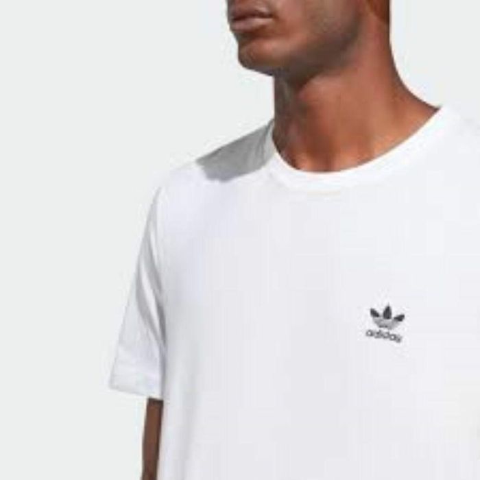 Camiseta de Manga Corta Hombre Adidas ESSENTIAL TEE IA4872 Blanco 1 Camiseta de Manga Corta Hombre Adidas ESSENTIAL TEE IA4872 Blanco 1