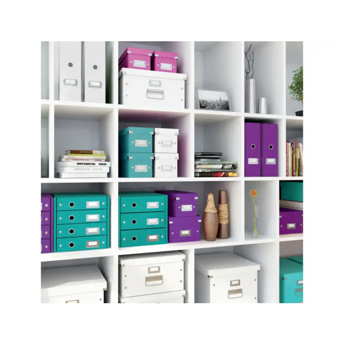 Leitz 143x147x352 mm Caja de almacenamiento Click&Store CD Box, Violeta 5