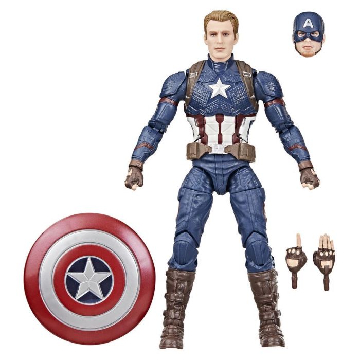 Hasbro G0607 Figura Coleccionable Capitán América Marvel Legends Avengers: Endgame 15 cm Articulada 4 Accesorios 5 Hasbro G0607 Figura Coleccionable Capitán América Marvel Legends Avengers: Endgame 15 cm Articulada 4 Accesorios 5