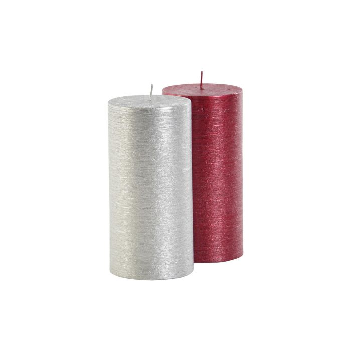 DKD Home Decor Vela Navidad Tradicional Rojo Plateado Cera 7x14x7 cm Pack 12 Unidades Duración 75h 1 DKD Home Decor Vela Navidad Tradicional Rojo Plateado Cera 7x14x7 cm Pack 12 Unidades Duración 75h 1