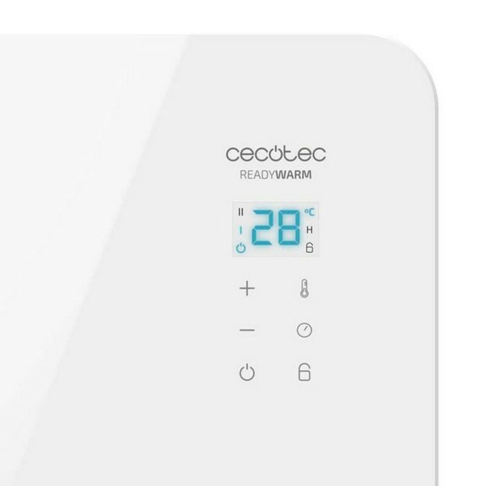Calefactor Eléctrico de Convección Cecotec Ready Warm 6650 Crystal Connection 1000W WiFi Blanco 1000 W 1 Calefactor Eléctrico de Convección Cecotec Ready Warm 6650 Crystal Connection 1000W WiFi Blanco 1000 W 1