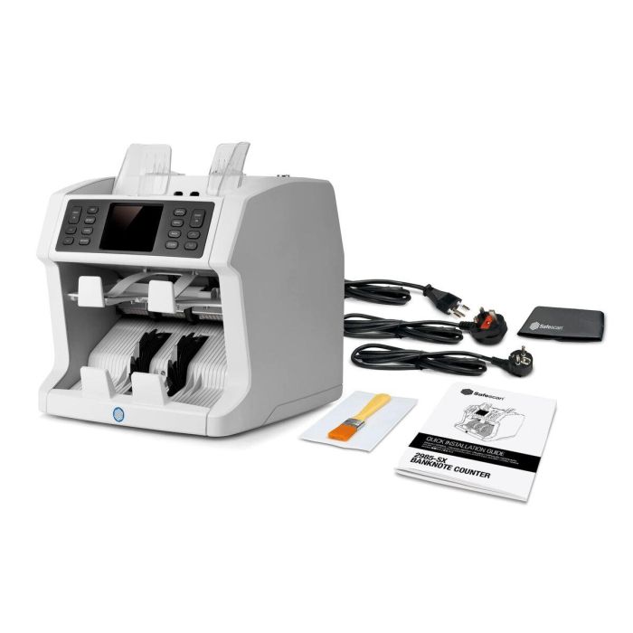 Safescan 2995-SX Contador de billetes con detección de falsificaciones, Negro y Blanco 3 Safescan 2995-SX Contador de billetes con detección de falsificaciones, Negro y Blanco 3
