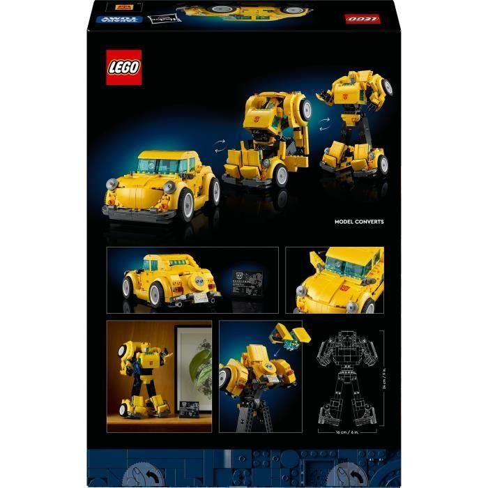 LEGO Icons 10338 Transformers Bumblebee - Figura de robot adulto - Vehículo 5 LEGO Icons 10338 Transformers Bumblebee - Figura de robot adulto - Vehículo 5