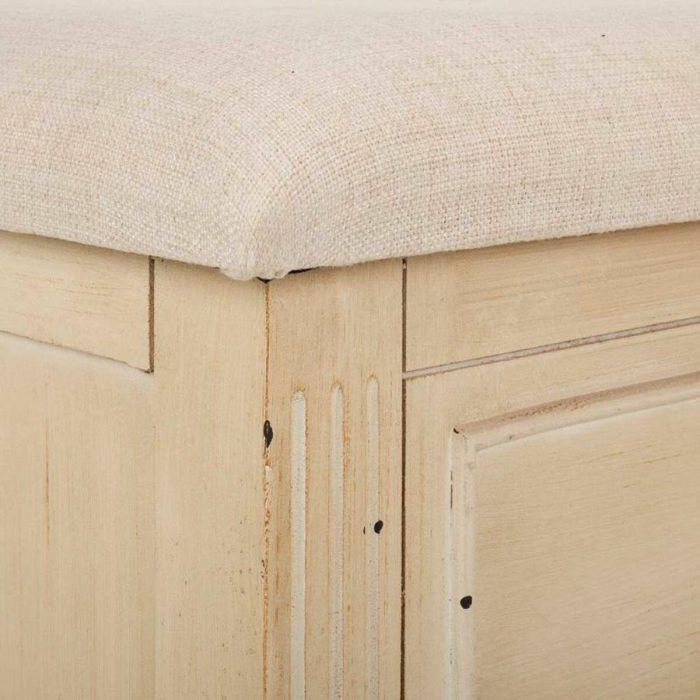 Banqueta Alexandra House Living Beige Esponja Madera de abeto 43 x 48 x 120 cm 4