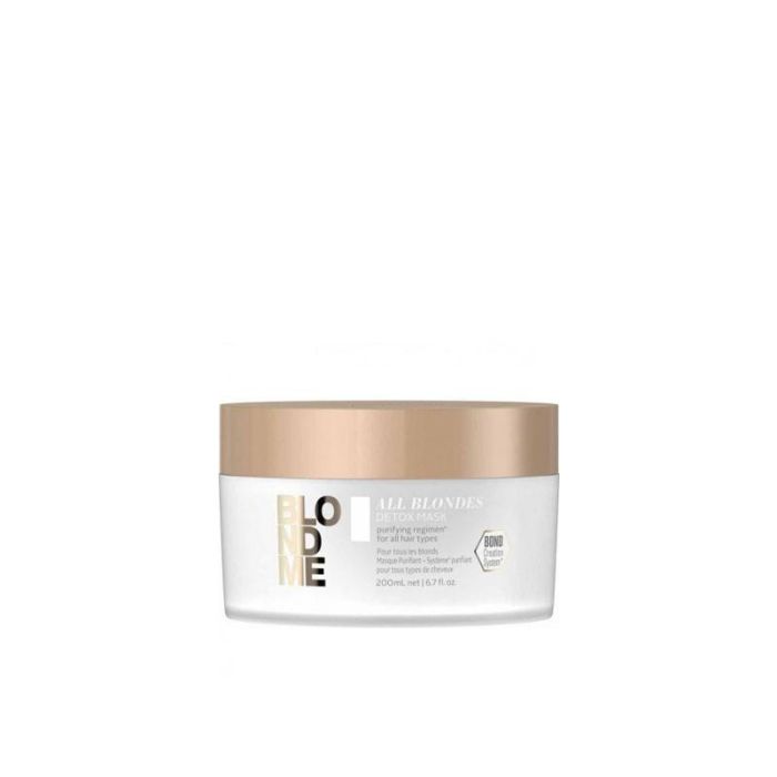 Schwarzkopf BM ALL BLONDES DETOX MASK - Mascarilla nutritiva y purificante para cabello rubio 200ml Schwarzkopf BM ALL BLONDES DETOX MASK - Mascarilla nutritiva y purificante para cabello rubio 200ml