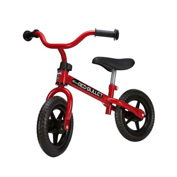 Chicco Bicicleta sin pedales Bullet roja 10 pulgadas perfecta para adquirir el equilibrio 0 Chicco Bicicleta sin pedales Bullet roja 10 pulgadas perfecta para adquirir el equilibrio 0