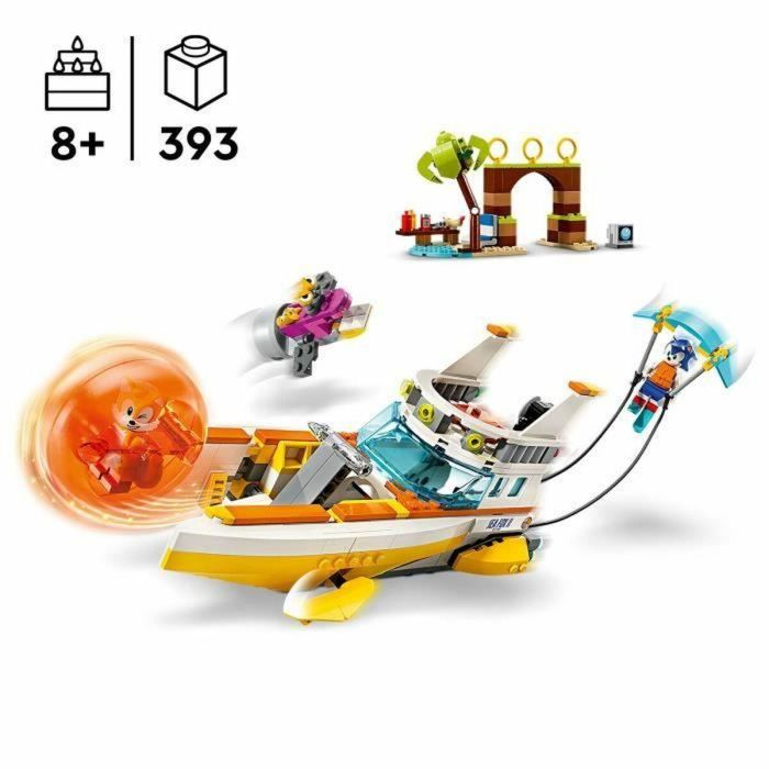 LEGO Sonic the Hedgehog 76997 Barco de aventuras de Tails, juguete interactivo 4