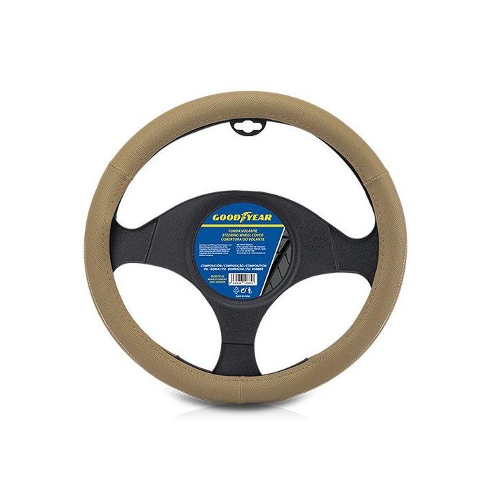 Abc Funda Volante CS6GOD7010 Gris-Marrón Confort Universal Antideslizante 1 Unidad 3