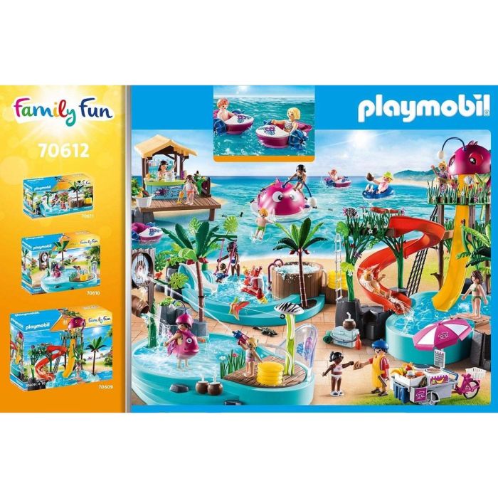 Playmobil Alquiler Botes Con Bar - Set de figuras con bar de zumos, botes de remos y accesorios para un día en la playa. Incluye 3 figuras y botes flotantes.