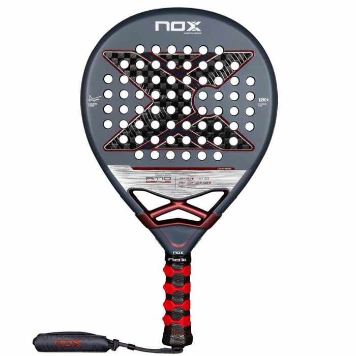 Pala de Pádel Nox AT10 Genius 12K Gris Fibra de carbono 0 Pala de Pádel Nox AT10 Genius 12K Gris Fibra de carbono 0