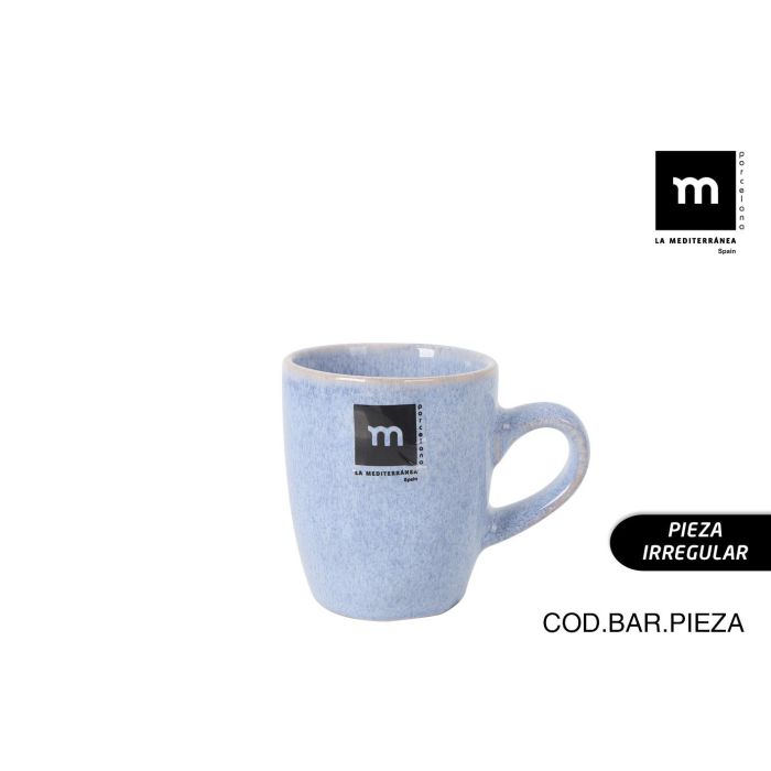 La Mediterranea Mug Macarella Blue 100 ml (48 Unidades)