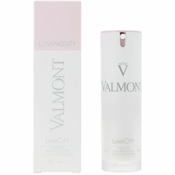 Valmont LUMICITY Crema Protectora Iluminadora Facial SPF50 Efecto Flash. Hidratación Prolongada para Piel Radiante 30 ml