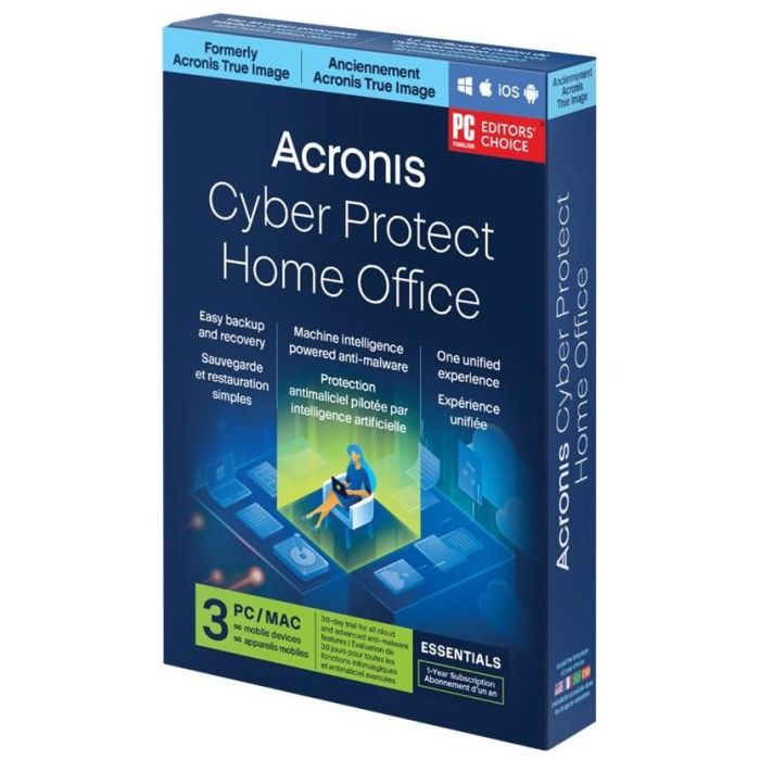 Acronis True Image Essentials - 1 Ordenador - Suscripción 3 años - ESD-DownloadESD