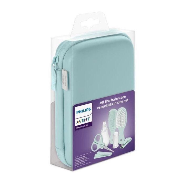 Philips Avent AUC1708733565139 Kit de cuidado para bebés: cortaúñas, tijeras, 3 limas, peine, cepillo para el pelo, aspirador nasal y cepillo de dientes. 2 Philips Avent AUC1708733565139 Kit de cuidado para bebés: cortaúñas, tijeras, 3 limas, peine, cepillo para el pelo, aspirador nasal y cepillo de dientes. 2