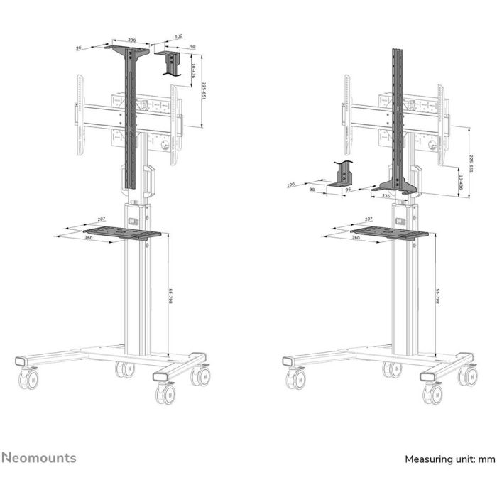 Soporte TV Neomounts AFLS-825BL1 9 kg 5