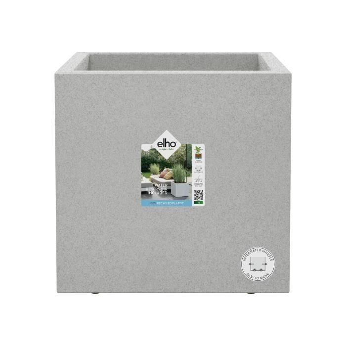 Jardinera Elho Vivo Next Square 30 - Gris - Ø 30 x H 29 cm - interior/exterior - 100% reciclado Jardinera Elho Vivo Next Square 30 - Gris - Ø 30 x H 29 cm - interior/exterior - 100% reciclado