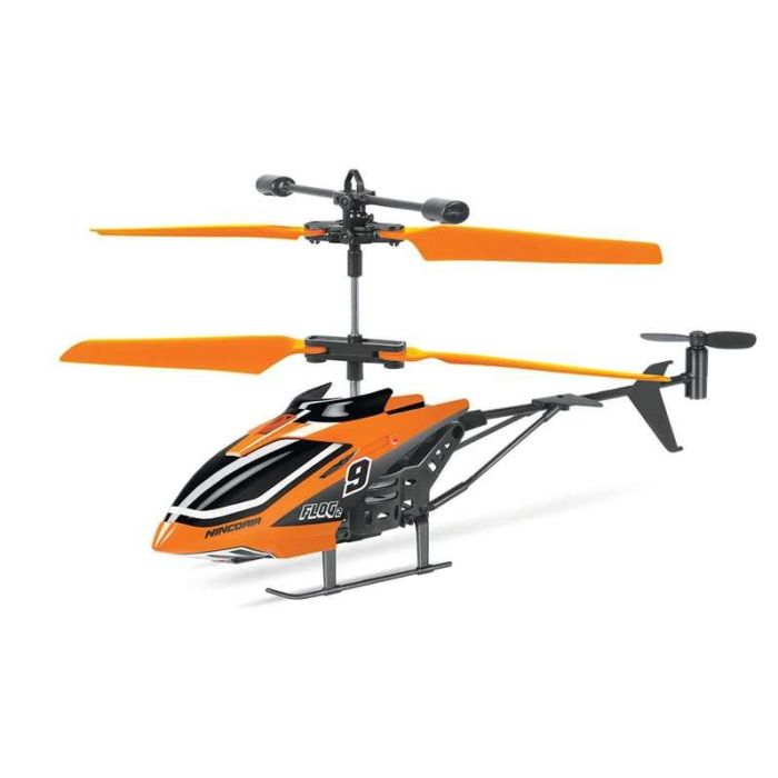 Helicoptero radio control flog 2 con infrarrojos y 2 canales ¡perfecto para practicar en casa! 21x9,5x15 cm Helicoptero radio control flog 2 con infrarrojos y 2 canales ¡perfecto para practicar en casa! 21x9,5x15 cm