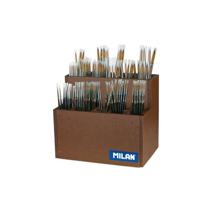 Pincel Milan 311 Pelo Sintetico Expositor De 138